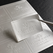 Custom Embossed Logo Stickers for Packaging Seals and Product Labels image 4