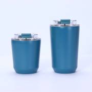 Deep blue 280ml and 380ml insulated coffee tumblers