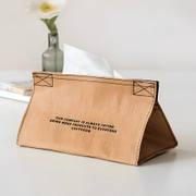 Custom  Kraft Paper Tissue Box image 3