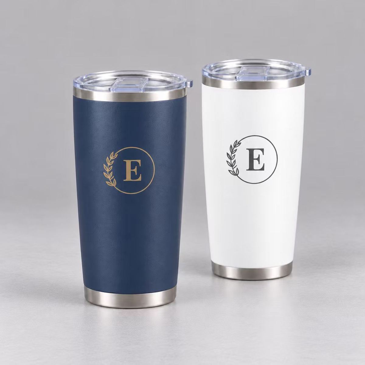 20oz Powder-Coated Stainless Steel Car Tumbler