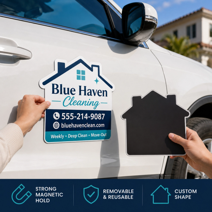 Custom Car Magnets for Vehicle Branding