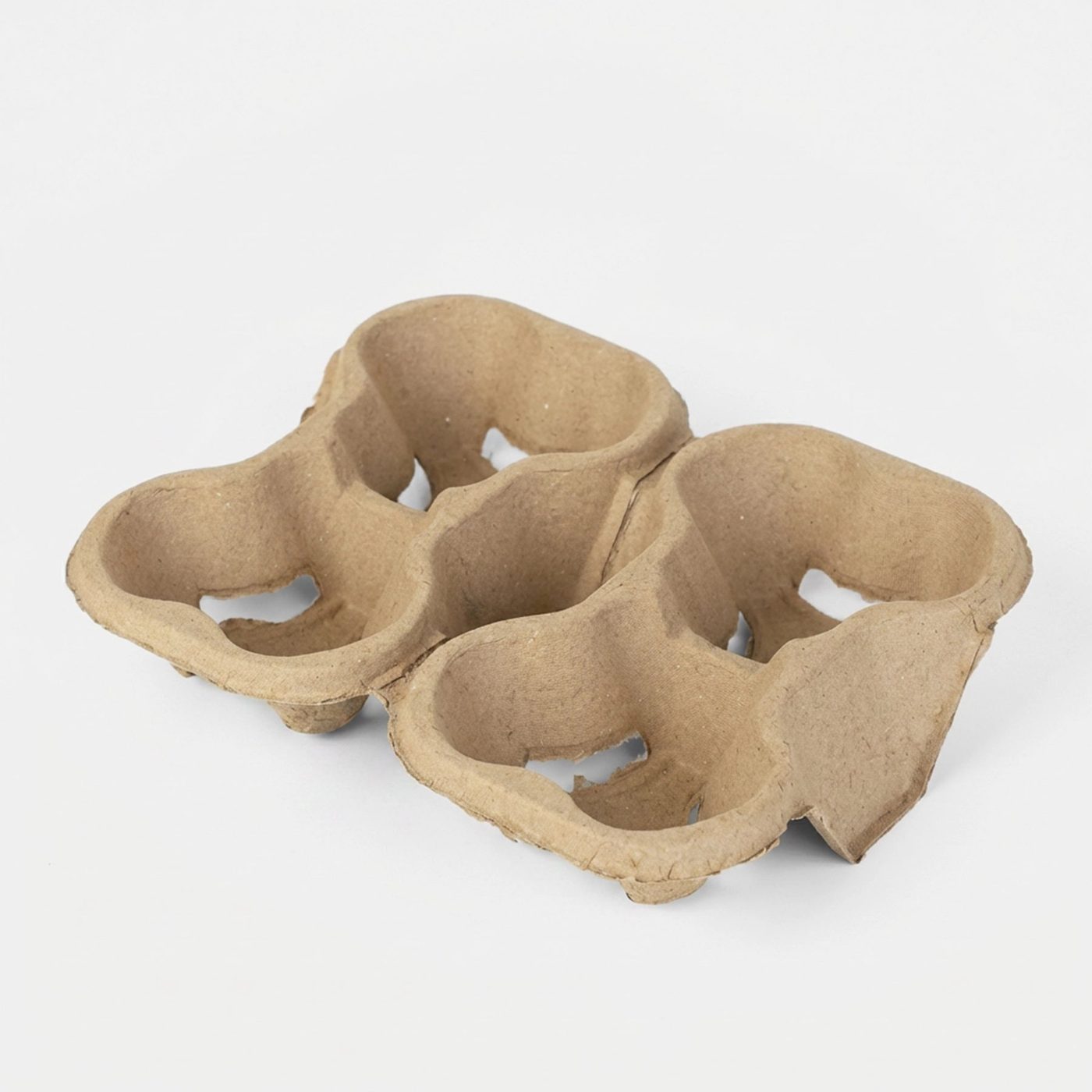 Small Batch Tearable Molded Pulp 4 Cup Holder image 1