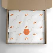 Custom White Kraft Packaging Paper image 4