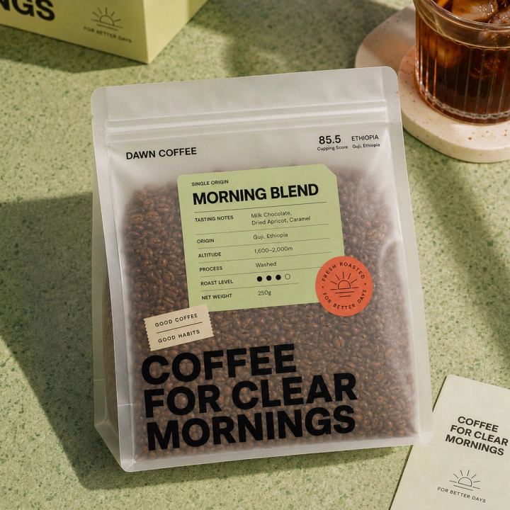 Custom Resealable Matte Coffee Bags with Valve