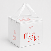 Custom Square Cake Insulated Cooler Takeout Tote Bag with Handle image 7