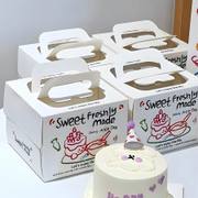 Custom Window Cake Boxes with Handle image 5