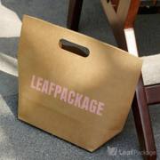 Custom Kraft Die Cut Handle Bag image 4