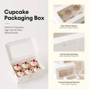 Custom Clear Window Cupcake Boxes image 5