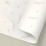 Custom White Kraft Packaging Paper image 1