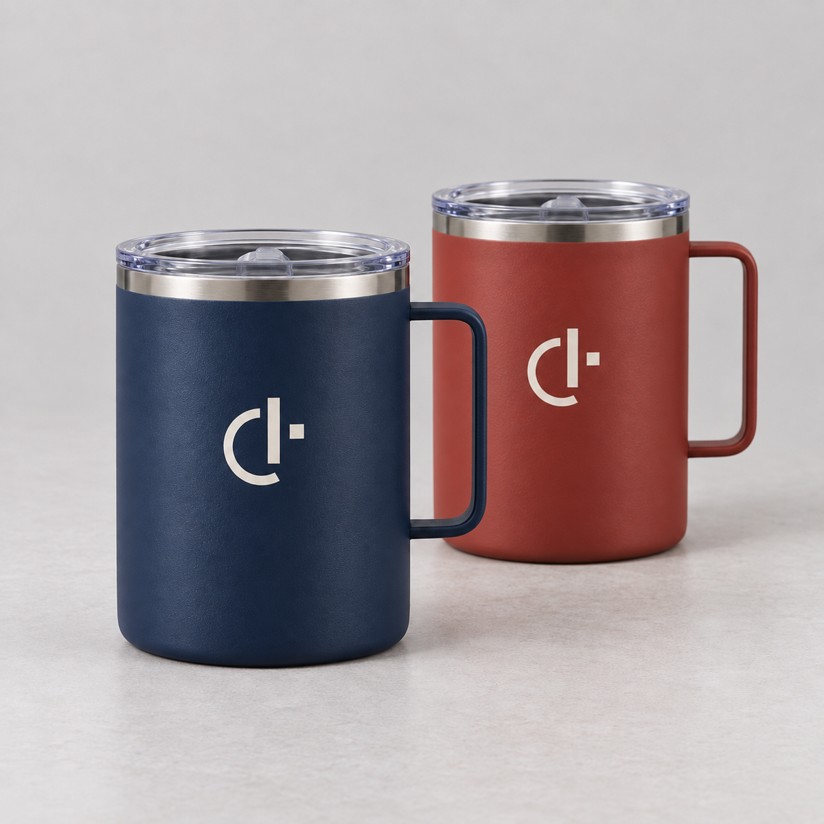 12oz Stainless Steel Insulated Coffee Mug with Handle