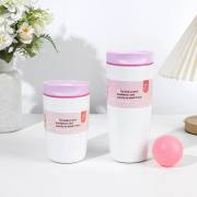 White 12oz and 20oz insulated tumblers