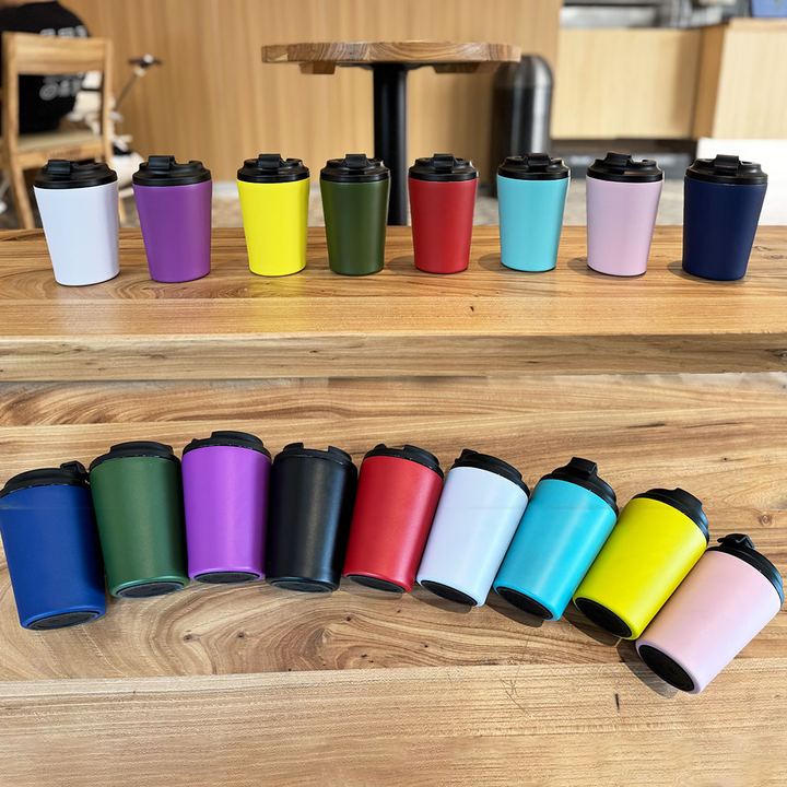 12oz Stainless Steel Insulated Milk Mug with Inner Scale