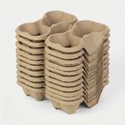 Small Batch Tearable Molded Pulp 4 Cup Holder image 7