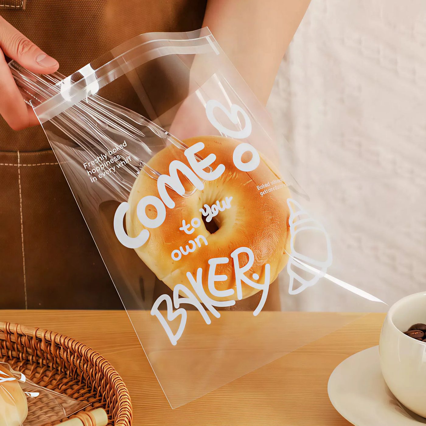 Clear Bakery Treat Bags image 1