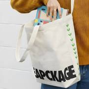 Custom Canvas Tote Bags with Flat Bottom image 2