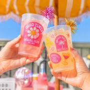 Custom Reusable Frosted Stadium Cups for Parties & Events & Wedding Cup image 4