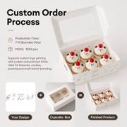 Custom Clear Window Cupcake Boxes image 6