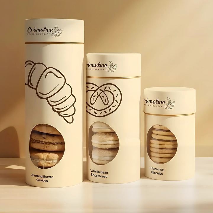 Custom Window Cookie Paper Tube