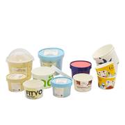 Custom Printed Ice Cream Paper Cup with Paper Lids image 7