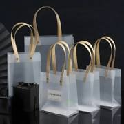 Custom Frosted Plastic Gift Bag image 3
