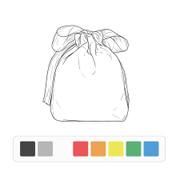 Custom Colored Cotton Jewelry Pouch with Square Bottom image 6