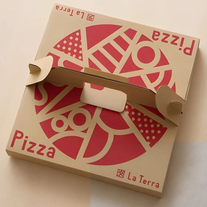 Custom Handle Pizza Boxes