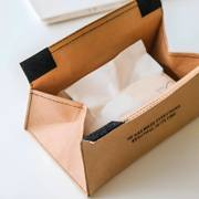 Custom  Kraft Paper Tissue Box image 4