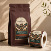 Custom Labels and Stickers for Coffee Bags and Snack Packaging image 2