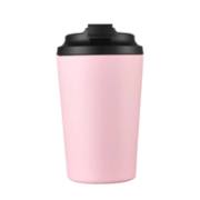 Pink 12oz insulated milk mug