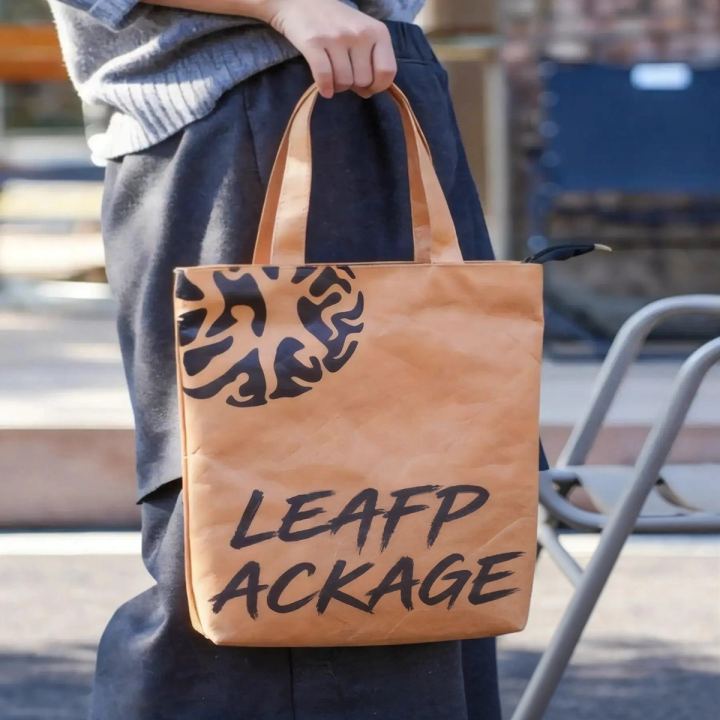 Custom Vertical Tyvek Tote Bag