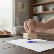 Custom Wooden Hand Stamp image 3