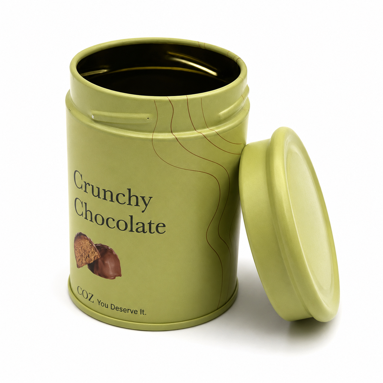 Custom Small Round Tin Boxes for Candy Chocolate and Pills image 1