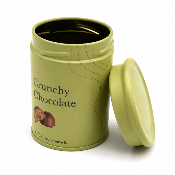 Custom Small Round Tin Boxes for Candy Chocolate and Pills