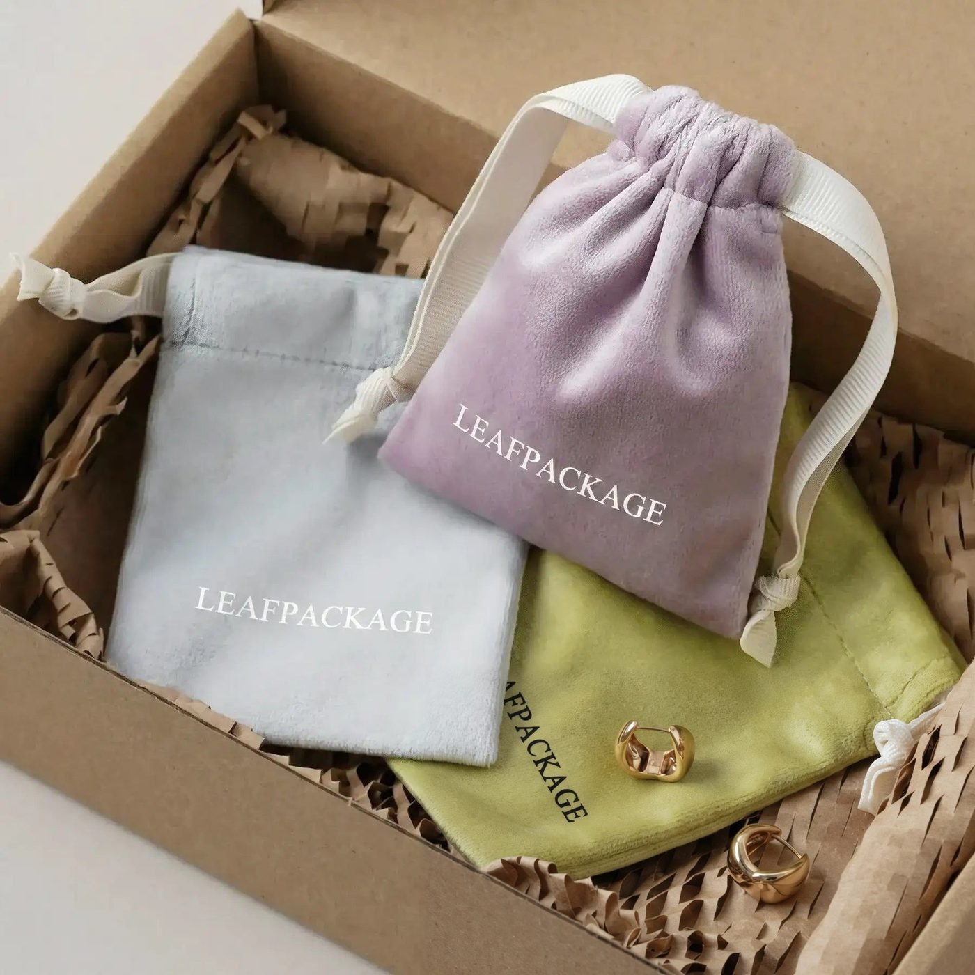 Custom Velvet Drawstring Bag image 1