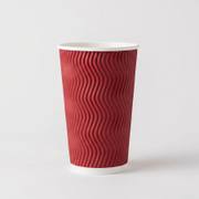Wholesale Colorful Ripple Wall Paper Cups image 2