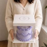 Custom Tall Clear PET Cake Boxes image 2
