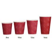 Wholesale Colorful Ripple Wall Paper Cups image 7