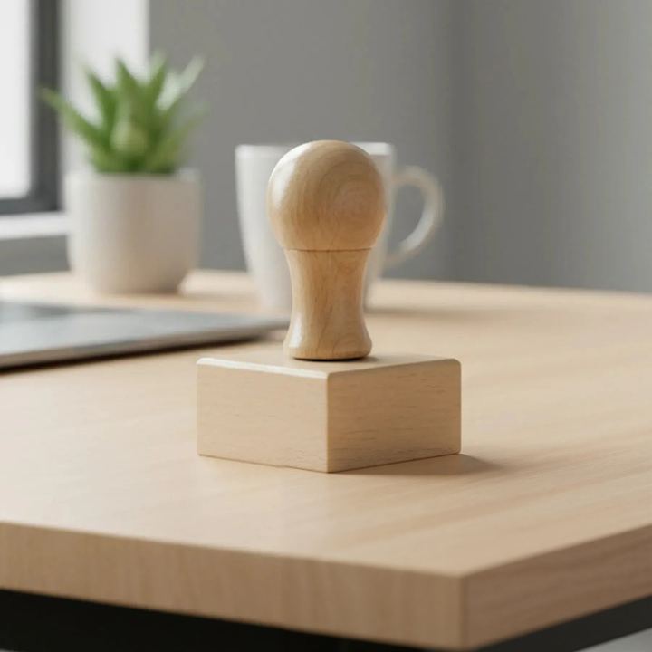 Custom Wooden Hand Stamp