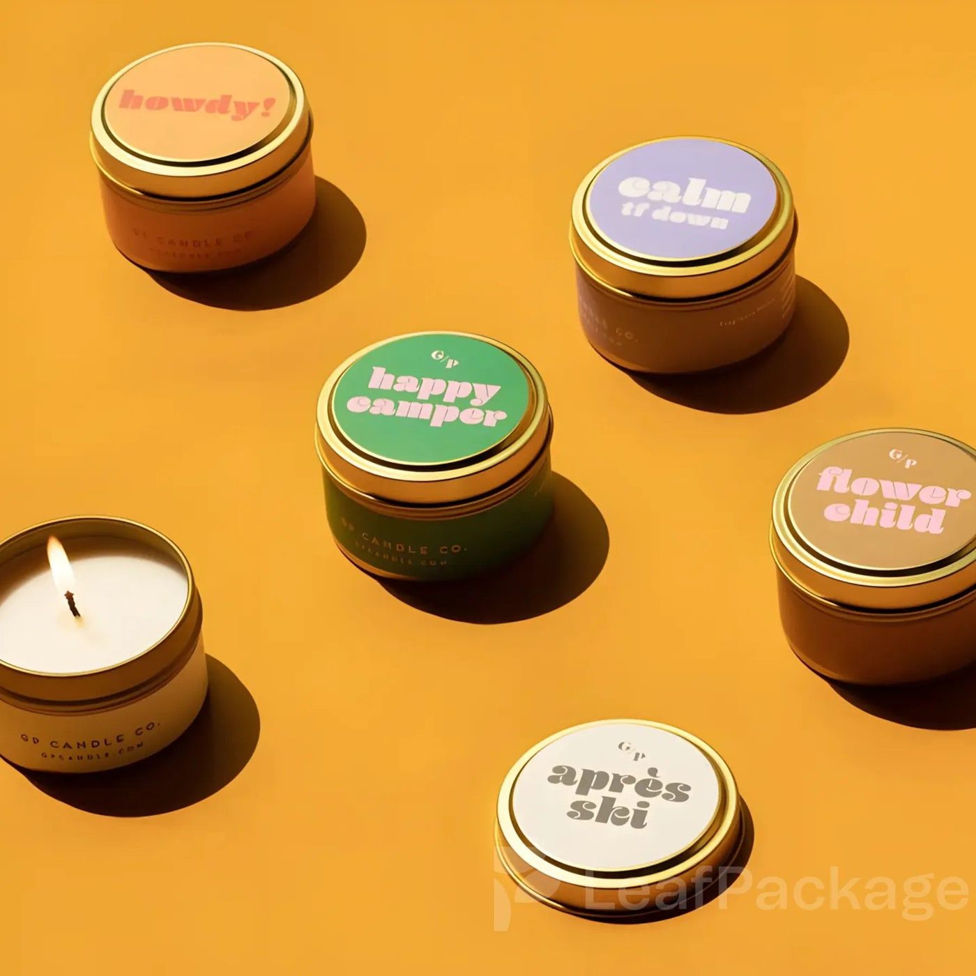 Personalized Aromatherapy Candle Container image 1