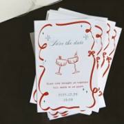 Custom Printed Wedding Invitation card image 1