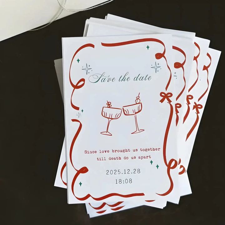 Custom Printed Wedding Invitation card