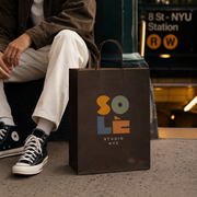 Custom Kraft Paper Shopping Bags with Logo image 8