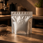 Ready-to-Ship Foil Stand Up Pouch Blank Coffee Bags – Valve & Zipper Options image 8