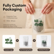 Custom Tissue Paper Coffee Pouch image 3