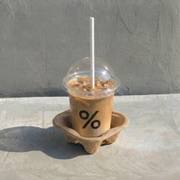Small Batch Molded Pulp Single Cup Holder image 3