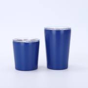 Navy Blue 8oz and 12oz insulated coffee tumblers