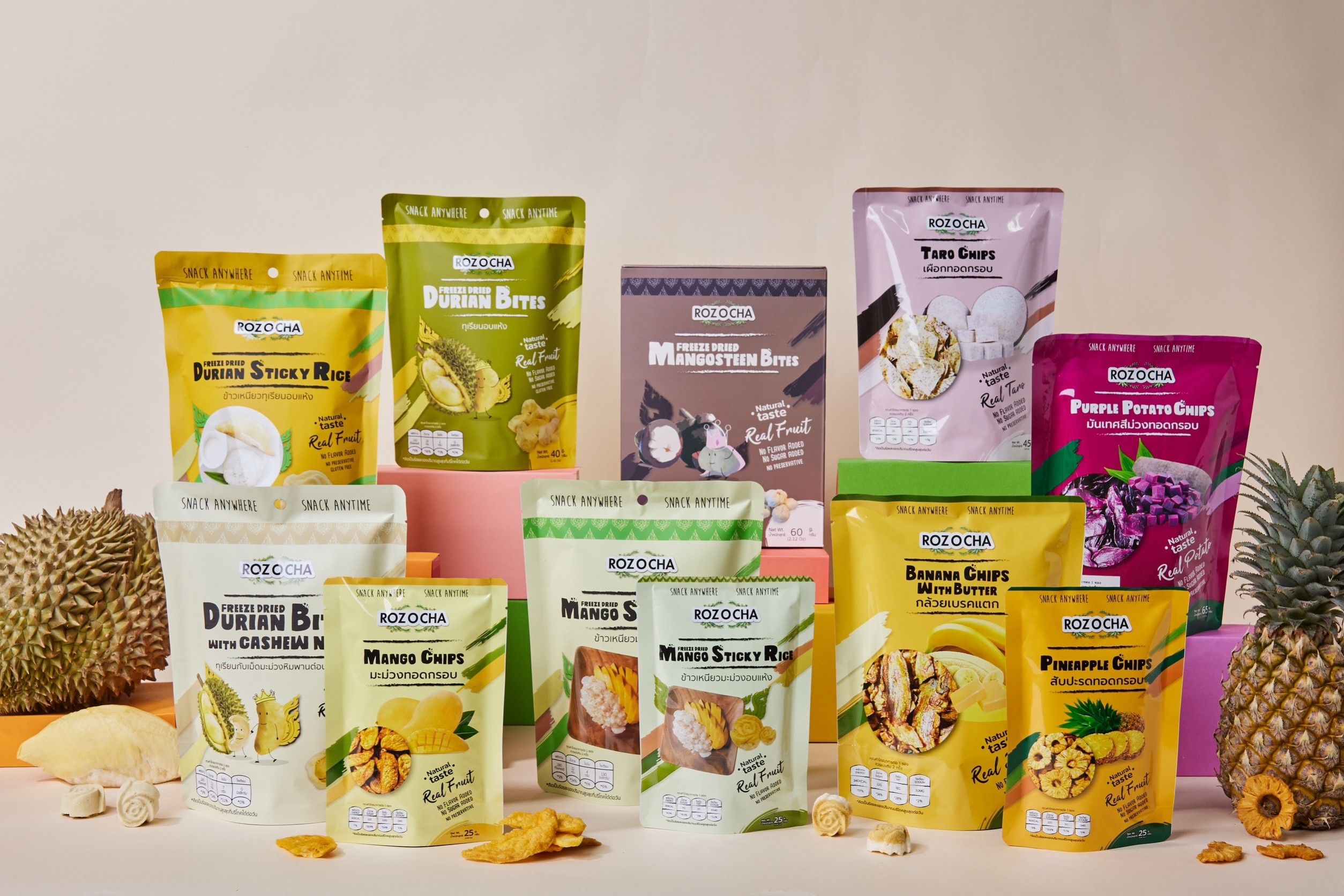 ผลไม้ทอดกรอบ ผลไม้อบแห้ง