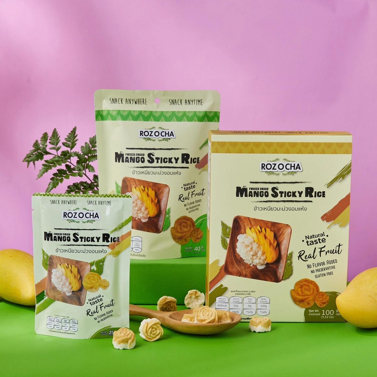 ข้าวเหนียวมะม่วงอบแห้ง จาก Rozocha