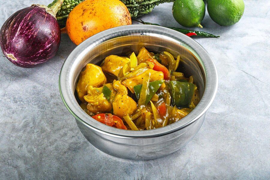 แกงมัสมั่นทุเรียนดิบ