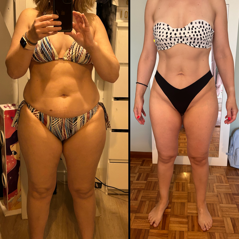 Transformation avant après d’un client coaché par Hachime BK